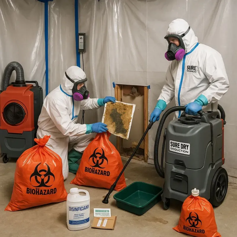 Contaminated Water Handling Protocols process in Woodbranch, TX