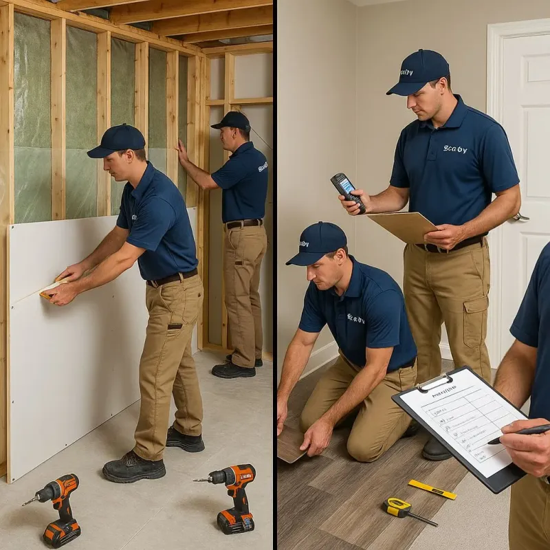 Repairs and Reconstruction process in Woodbranch, TX