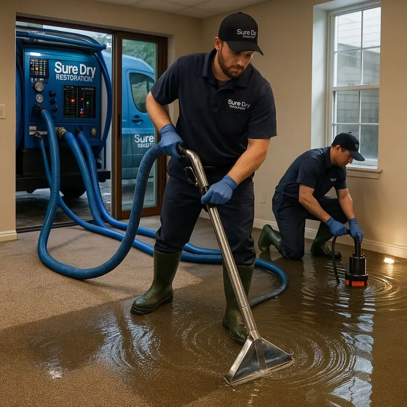 Water Extraction and Removal process in Woodbranch, TX
